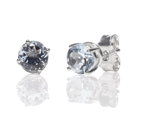 Orecchini Promesse Donna in Oro Acquamarina 0.48 Ct OACQ5 - OACQ5